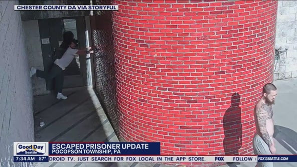 WATCH: Inmate crab-walks up wall to escape PA prison